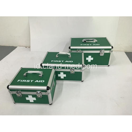 Aluminium Alloy First Aid Box dengan Kunci dan Handle